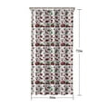 thumbnail image 5 of White Christmas Animal and Car Pattern Shower Curtain 36"x72" ,Bathroom Decorative Shower Curtains Set with 12 Hooks,Modern Waterproof Washable Shower Curtain, 5 of 6