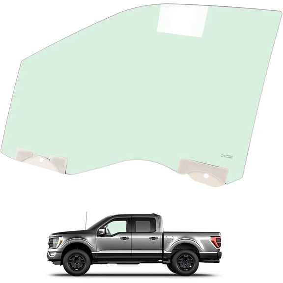 Kojem Side Door Glass Compatible with 2015-2024 Ford F-150 2 Door Super Cab 2017-2024 Ford F-250 4 Door Super/Extended Cab(2 Door Super Cab) 2017-2024 Ford F-350 4 Door Super/Extended Cab