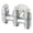 White, variant on Three-Way Metal Angle Valve, Advanced Flow Control Diverter, Multi-Functional Water Outlet, European and American Thread Standard, Compatible with Most Water Inlet Pipes