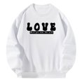 thumbnail image 4 of Sudadera de mujer de manga larga, jersey de cuello redondo, sudadera, ropa deportiva de otoño, ropa de otoño para viajes deportivos , S S, 4 of 10