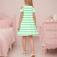 thumbnail image 7 of Ashirexll Summer Dresses for Teens, Girls Dresses Size 10-12, Girls' Short Sleeve Round Neck Dress Striped A-Line Dresses with Pockets, 7 of 7