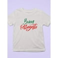 thumbnail image 3 of Buon Ferragosto Red Calligraphy T-Shirt Toddler -Image by Shutterstock,  3 Toddler, 3 of 4