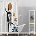 thumbnail image 2 of Boho Shower Curtain Sun in The Woman''s Hands Modern Geometric Watercolor Plants Shower Curtains Decorative for Bathroom Waterproof Fabric Shower Curtain with Hooks 36x72 Inches, 2 of 6