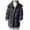 A Black, variant on Boys Girls Winter Outerwear Kids Winter Wave Quilted Lightweight Liner Jacket, Boys Girls Warm Uniform Inner Outerwear Cold Weather Coat,Black