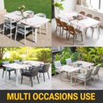 thumbnail image 5 of Pink Tulip Floral Table Cloths for 6 Foot Rectangle Tables, Spring Flowers Romantic Modern Art Patio Waterproof Elastic Fitted Tablecloths, Washable Rectangular Table Cover for Camping, 5 of 8