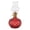 Red, variant on Oioii Vintage Clear Glass Kerosene Oil Lamp with Candle Holder Design, Classic Retro Lantern for Home Decor, Tabletop, Wedding, Camping and Emergency Lighting,Blue