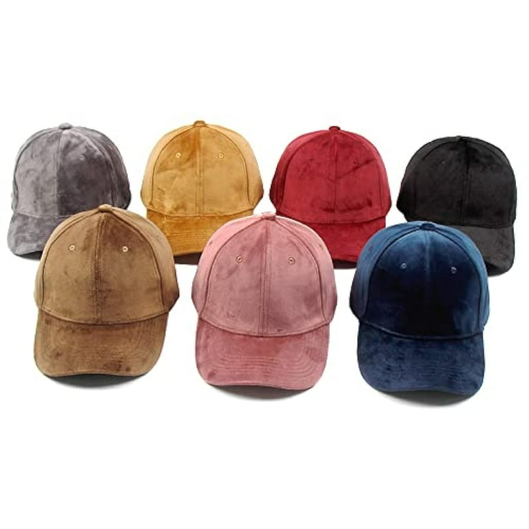 Women's Winter Fall Classic Style Velvet Baseball Cap 6