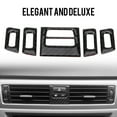 thumbnail image 2 of Ajuste de la cubierta del marco del panel de salida del aire acondicionado interior del coche de fibra de carbono para BMW E90/92/93 (B), 2 of 10