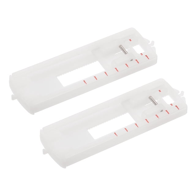 Uxcell 7302 Pieza de Pie de Máquina de Coser para Ojal, Pie de Prensatelas de Hierro Galvanizado, 2 Paquete