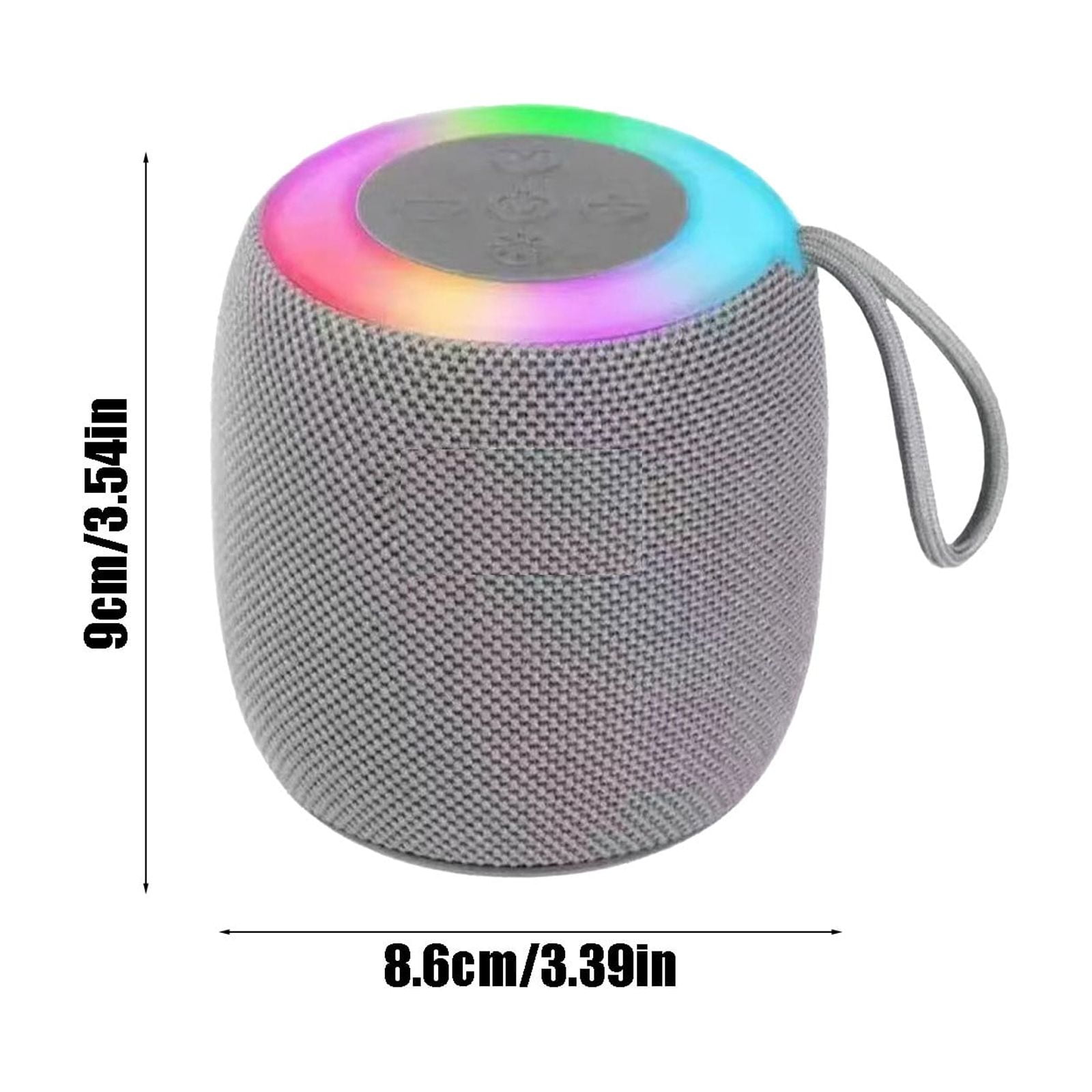 3 Set of Wireless Bluetooth Audio Heavy Subwoofer Outdoor Portable Car Household Desktop Small Mini Speaker