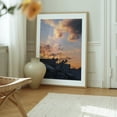 thumbnail image 6 of Athenian Sunset Silhouettes - Athens Greece Photography Sunset Silhouette Cityscape Skyline Architecture Moody Oak Framed Wall Art Print 6 x 8 inches, 6 of 12