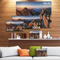 thumbnail image 3 of Majestic Sunset in Fall Mountains - Impression sur Toile Paysage, 3 of 4