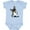 AE-Light Blue, variant on Tri Color Corgi Boys or Girls Baby Bodysuit
