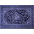 thumbnail image 1 of Ahgly Company Indoor Rectangle Medallion Blue Traditional Area Rugs, 6' x 9', 1 of 4