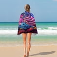 thumbnail image 4 of Independence Day Of The United States Flag Ultra Fine Fiber Beach Towels for Travel And Quick Drying Absorbent Towels for Swimming, 4 of 7