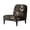 Mushroom Pattern, variant on HELLHERO Pink Rose Pattern Armless Accent Chair Washable Cover, Easy Care Decorations Armless Accent Chair Protector for Hotel Bedroom