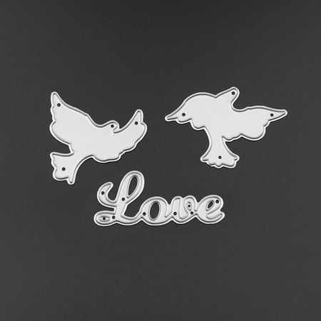 Charms Scrapbooking Card - New Flower Heart Metal Cutting Dies Stencils DIY Scrapbooking Album Paper Card