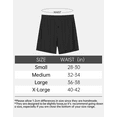 thumbnail image 5 of MAYFISH Men's Bamboo Rayon Boxers Boxer Shorts Soft Relaxed Summer Sleepwear Shorts Underwear (3A,S), 5 of 5