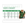 thumbnail image 5 of CASSIE LIZ Womens Plus Size Tops 2X Summer V Neck Shirts Green Leaves Fashion Short Sleeve Tee Loose Fit Botanical Print Tunics Spring Blouses Casual Slit Hem Pullovers 2XL 18W 20W, 5 of 6