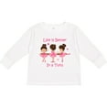 thumbnail image 3 of Inktastic Life's Better in a Tutu Ks Girls Long Sleeve Toddler T-Shirt, 3 of 5