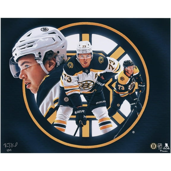 Charlie McAvoy Boston Bruins 16" x 20" Photo Print - Signed by Artist Brian Konnick - Limited Edition of 25 - Fanatics Authentic Certified