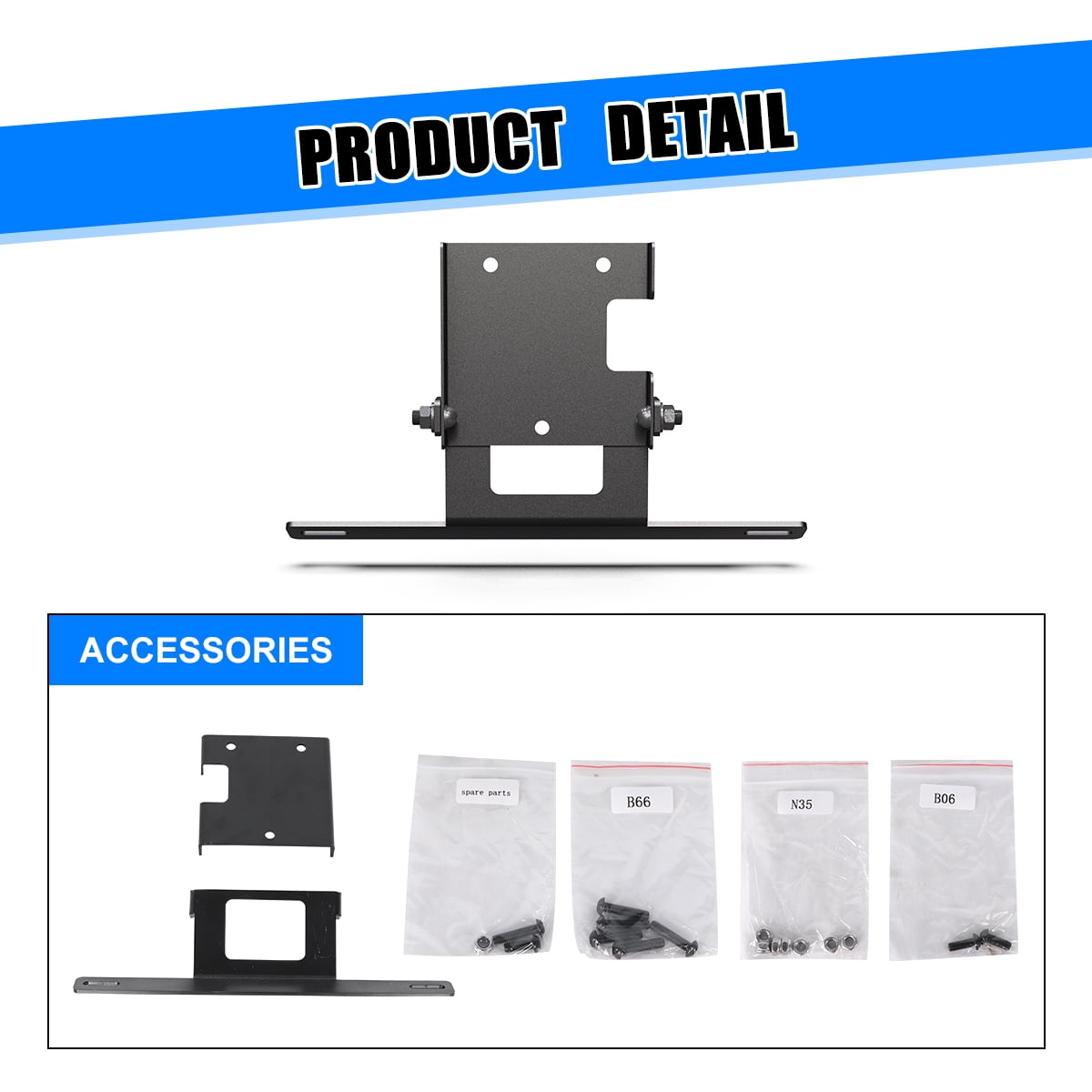 Front Bumper ACC Module Relocation Bracket for Ford Ranger 2019 2020 2021 2022 2023,Heavy Duty Steel Adaptive Cruise Control Sensor Bracket