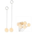thumbnail image 4 of 50pcs Wool Daubers Ball Brush DIY Leather Craft Dyeing Applicator With Metal Handle, 4 of 8