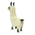 thumbnail image 2 of Rustic Arrow Metal White Llama - 12L x 4W x 15H, 2 of 3