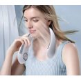 thumbnail image 5 of Ventilador de cuello portátil sin aspas recargable 2200mah 3 velocidades enfriador de aire de cuello súper silencioso trabajo portátil Personal viento USB, 5 of 5