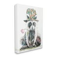 thumbnail image 3 of Raccoon Pink Blossom Hat Animals & Insects Graphic Art Gallery Wrapped Canvas Print Wall Art, 3 of 7
