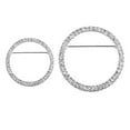 thumbnail image 4 of Exquisite Holder Brooch Rhinestones Pins Round Crystals Glasses Holder Pins Clothes Lapel Pin for Bags Jeans, 4 of 8