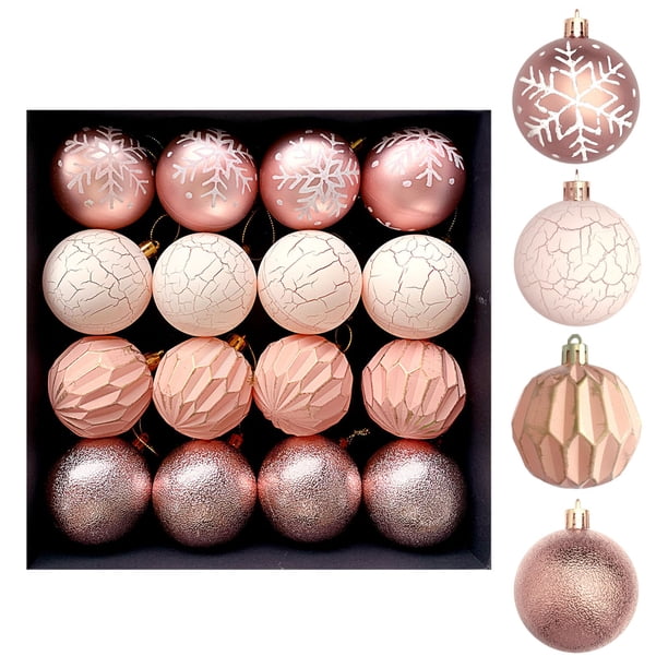 Decoraciones de Árbol de Navidad Colgante de Decoración de Navidad 6cm Estilo Retro Bola de Rasguños Colgante de Decoración de Bola de Navidad Colgante de Árbol de Navidad