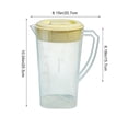 thumbnail image 2 of Cold Brew Pitcher - Large Capacity Beverage Dispenser for Iced Tea, Coffee, Juice, and Infused Water | Slim Design for Fridge Storage | Indoor and Outdoor Use, 2 of 6