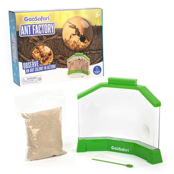 Educational Insights GeoSafari Ant Factory, Ant Farm Habitat, STEM Kit for Kids Ages 5 