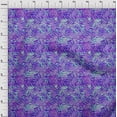 thumbnail image 4 of oneOone Silk Tabby Amethyst Fabric Leaves Sewing Craft Projects Fabric Prints By Yard 42 Inch Wide, 4 of 6