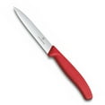 thumbnail image 2 of Victorinox Swiss Classic Paring Knife 3.9 Inch Wavy Edge Pointed Tip - Red, 2 of 9