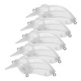 thumbnail image 1 of 5pcs Señuelos de pesca transparentes Cebo de cuerpo duro en yeacher  Señuelos, 1 of 7
