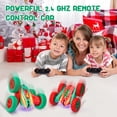 thumbnail image 5 of Shininglove 2 Pcs RC Stunt Car Toy High-Speed 2.4Ghz Remote Control Race Car, 5 of 6
