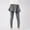 Style1-Dark Gray girls pants, variant on Girls Skirted Leggings Elastic Waist Stretchy Soft Capri Pants Tulle Hem Athletic Gym Bottoms School Uniform pants 4-13 Years