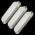 thumbnail image 3 of 3Pcs Electric Guitar Pickup Covers Single for ST Sq Guitar Parts White, 3 of 7