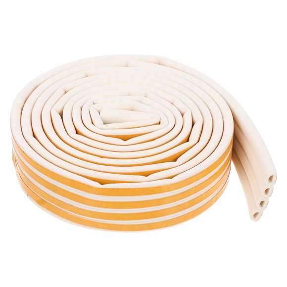 Twin Door Sweeps No Glue Self-adhesive Interior Doors Bottom Seal Strip Blocker