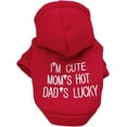 thumbnail image 4 of Dog Hoodies Puppy Clothes Sweatshirt Dog Winter Clothes Print Letter Sweatshirt Pet Hooded Dog Coat Cat Jackets Dog Clothes for Small Dogs Boy Girl Dog Clothes for Small Medium Dogs Apparel Red XS, 4 of 14