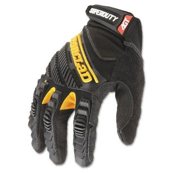 Superduty Gloves, Large, Black/yellow, 1 Pair | Bundle of 2 Pairs