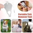 thumbnail image 5 of EXLEAF Tick Remover Tool Kit,Stainless Steel Tick Tweezers + Remover Tick Key,4 Pack Quick&Safe Tick Twister Removal Tools for Dogs Cats Humans, 5 of 8