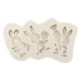 thumbnail image 1 of 1pc Easter Elements Silicone Mold Cookie Baking Mold Baking Tool for Home, 1 of 7