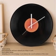thumbnail image 3 of Relojes de Pared Congracia, Relojes de Grabación de Música Redondos Retro de 12 Pulgadas, RelOJes Silenciosos que no Hacen Tictac Con Pilas, Decoración del Hogar, RelOJES, 3 of 7