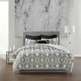 thumbnail image 2 of Natori N  Shandong Black 3 Piece Cotton Yarn Dyed Duvet Cover Set, 2 of 5
