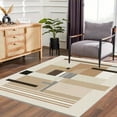 thumbnail image 5 of 5'x7' bathroom carpet office mat for carpet arrel speckled wool-blend area rug low pile area rug soft area rug, 5 of 10