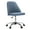 Blue, variant on ZUNMOS Stylish Modern Rolling Chair, Highly Adjustable, Soft Twill Upholstered, Ideal for Office Work and Comfortable Bedroom Use, Pink