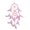 Pink, variant on Handwoven Dream Catcher with Feathers and Beads for Bedroom or Car Decoration Bohemian Style Wall Hanging Size 45cm Purple